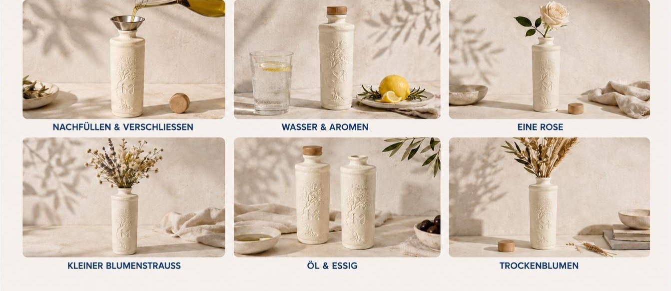 Sechs Ideen für die Wiederverwendung der MADE mates Food Flasche